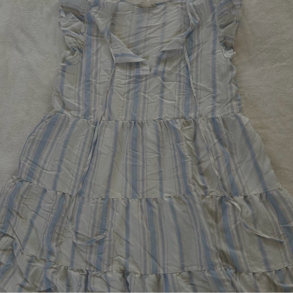 Altar'd State Blue and White Dress